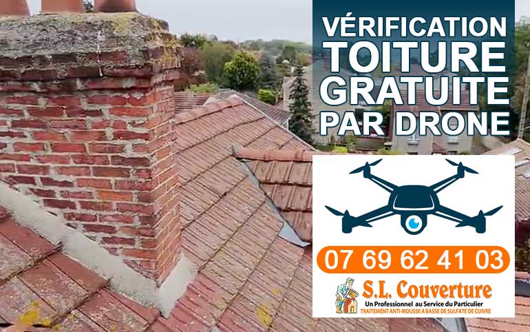 verification toiture par drone gratuite yvelines 78